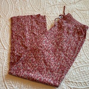 GapBody Pink Floral Pajama Pants